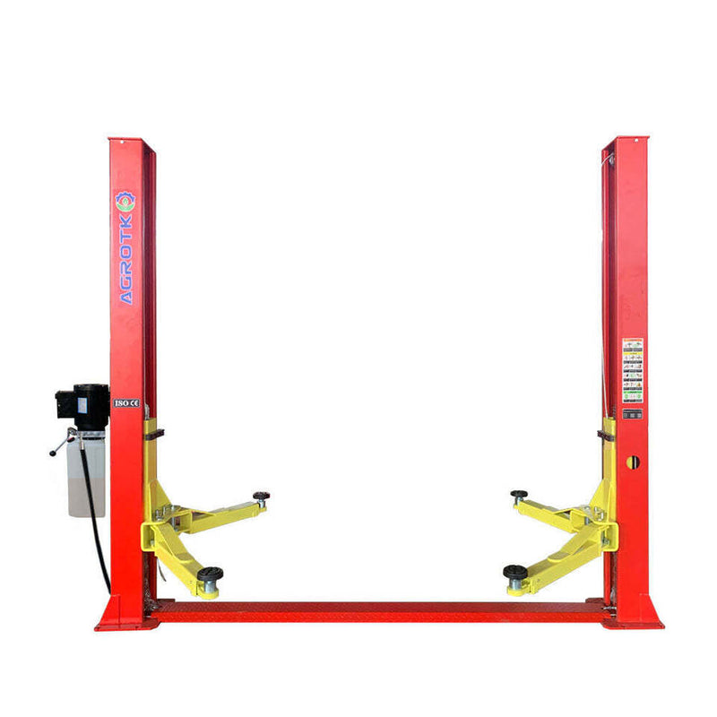 Agrotk 10,000 lb 2-Post Hydraulic Car Lift – Powerful 220V Truck Hoist with Symmetric Arms for Effortless Vehicle Support