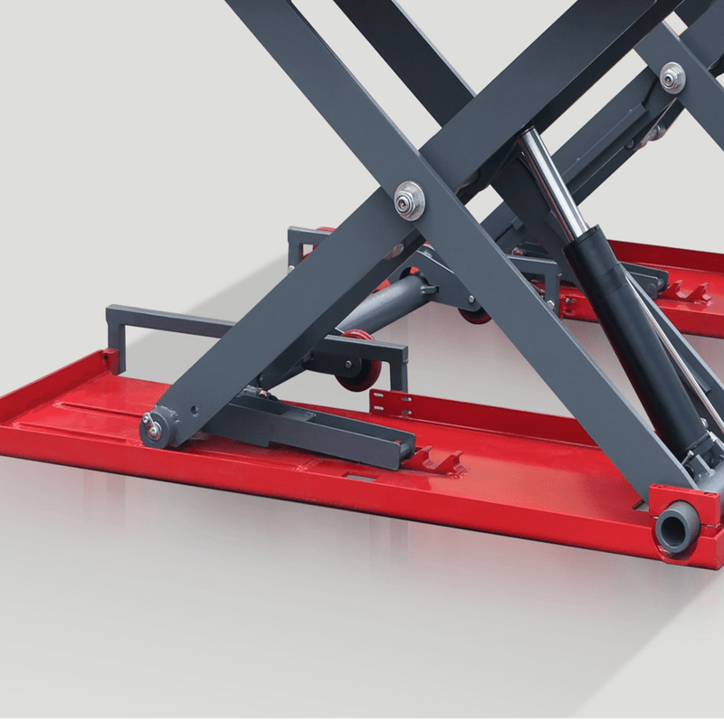 Aston 8000lb Mid-Rise Electric Scissor Lift for Cars - Elevate Up to 47" with Easy Lock Release!