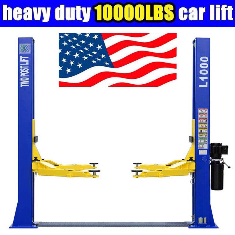 A++ 10,000 lbs L1000 Two Post Car & Truck Lift – Heavy-Duty 220V Hoist for Exceptional Performance!